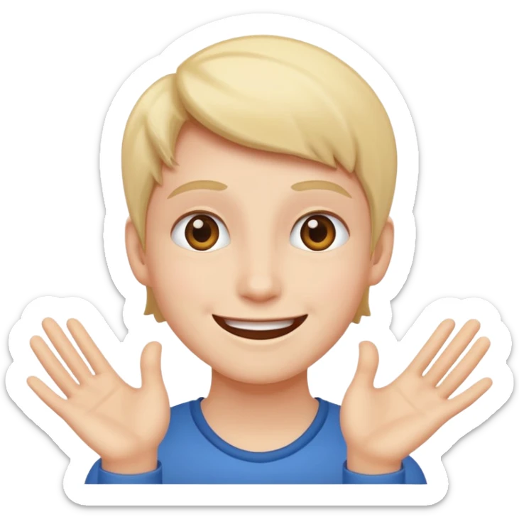 Personne qui fait semblant de croire en quelqu'un  sticker