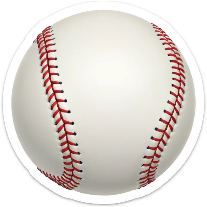 Baseball sticker