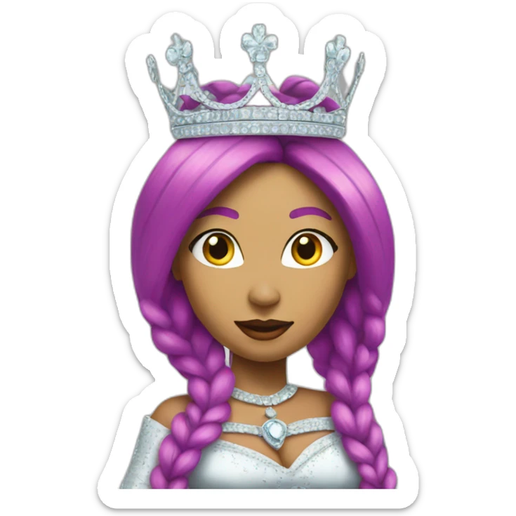 Queen nicki sticker