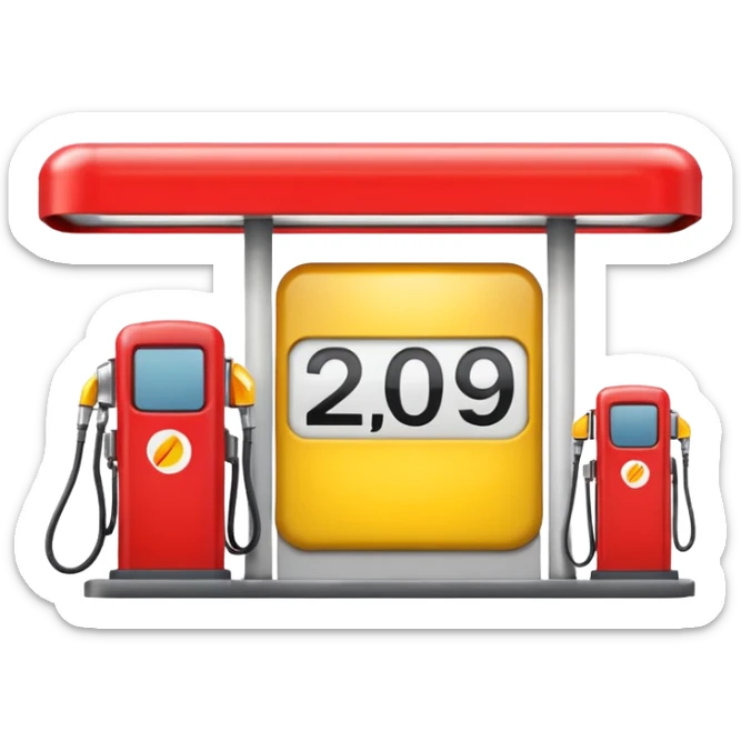 just the shell itself we all konw, the sign of the gas station sticker