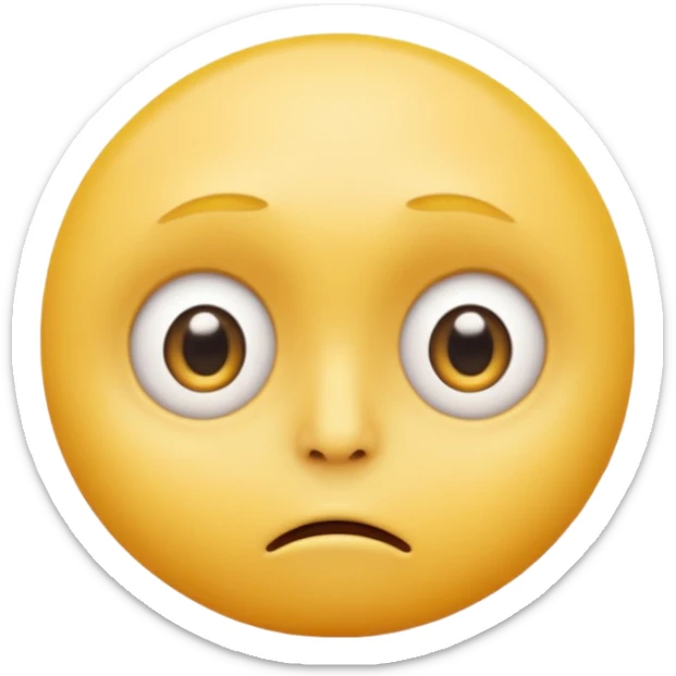 Hazme una carita redonda  amarilla aturdida con un porro en la boca sticker