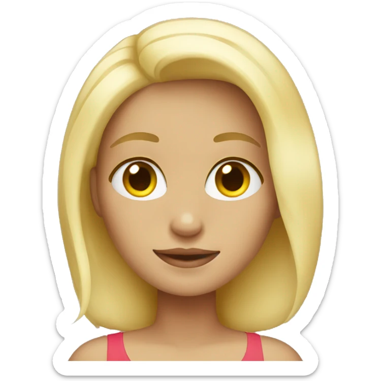 Blonde  sticker