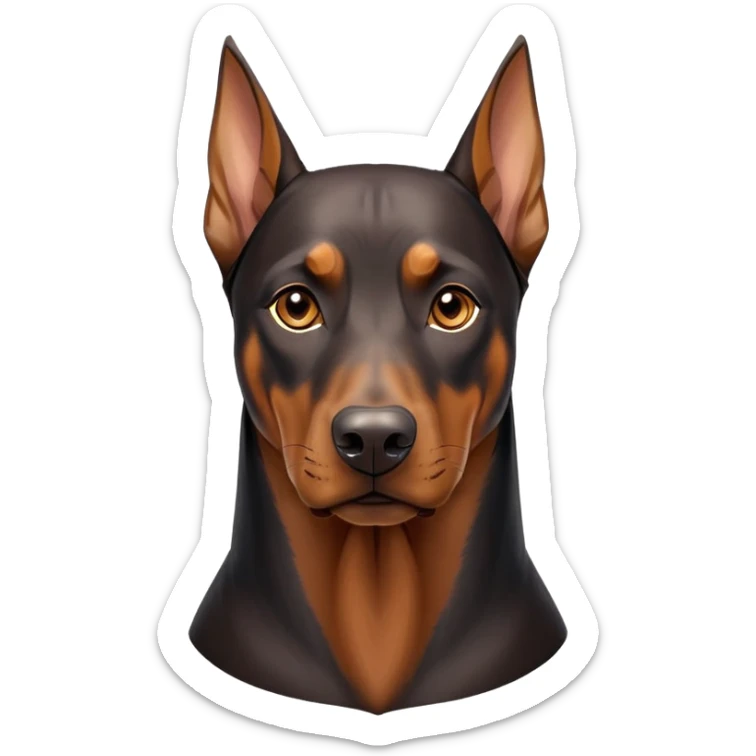 cinematic-noble-doberman-portrait-emoji,-poised-and-regal,-with-a-strong,-athletic-build-and-a-lustrous,-well-groomed-black and tan fur,-deep-set-soulful-brown-eyes,-simplified-yet-sharp-and-sophisticated-features,-highly-detailed, sticker