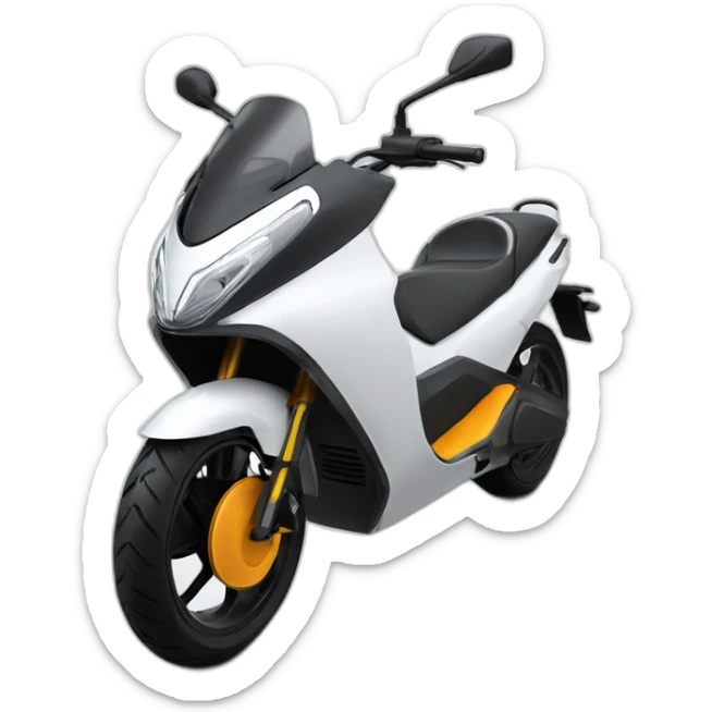 moto électrique du futur sticker