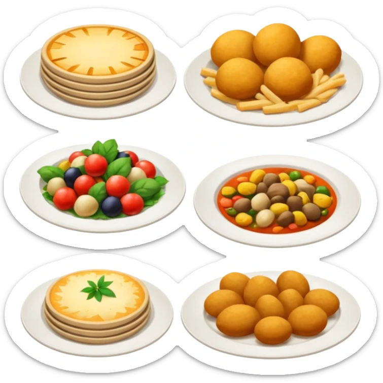 Nourriture d'Europe de l'Est (Slovaque, Hongrois, république tchèque et Pologne) sticker