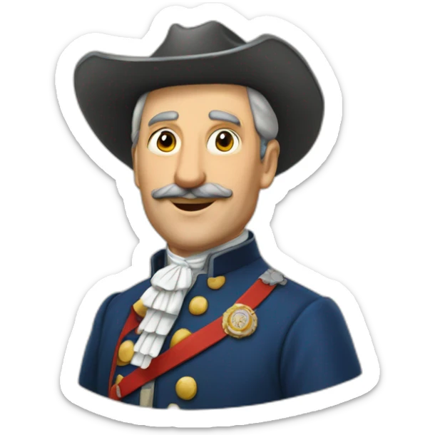 Mayor of La Ferté-Hauterive Alier France France sticker