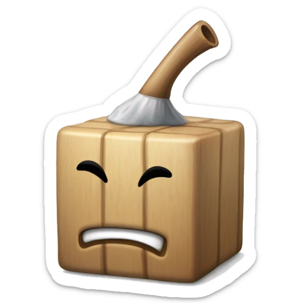 Un cubo de la limpieza, un mocho, una escoba, una bayeta y una garrafa  sticker