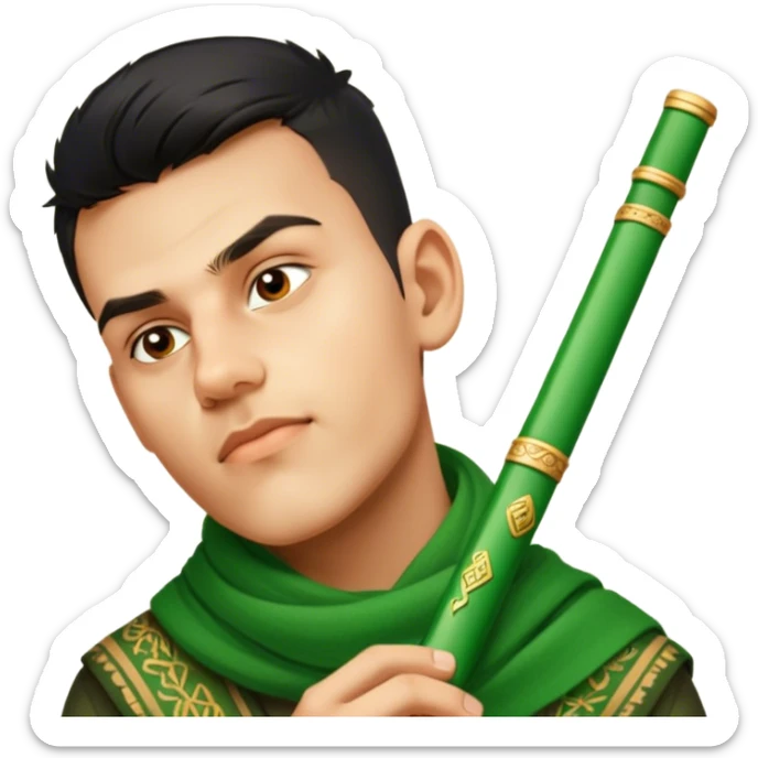 Celtic Piper sticker