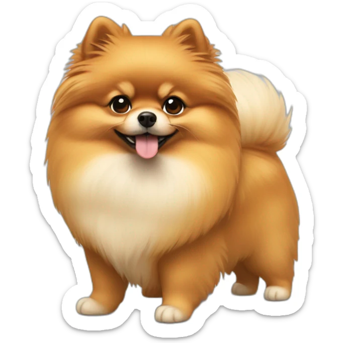 Pomeranian sticker