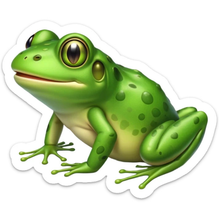 iOS style emoji of a livefr sticker