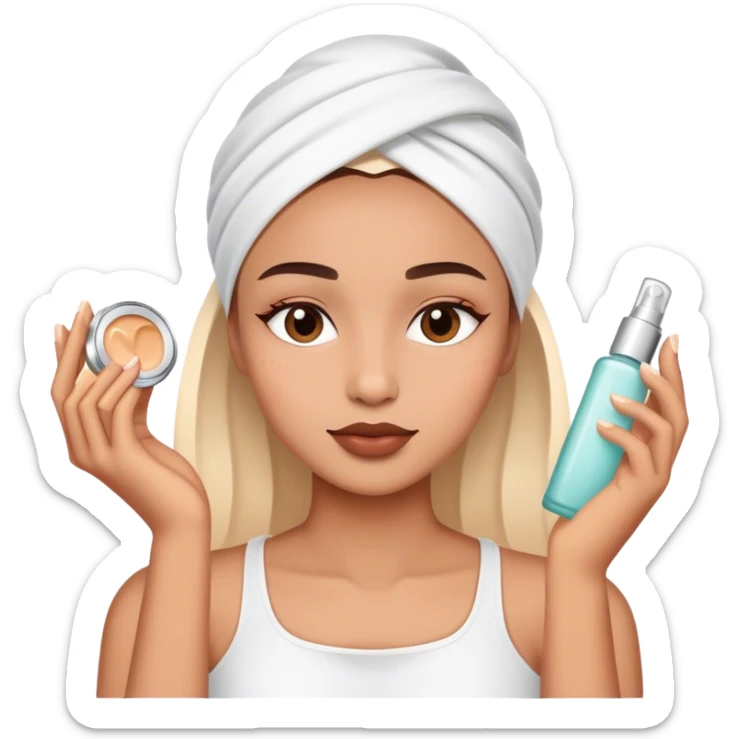 skincare sticker