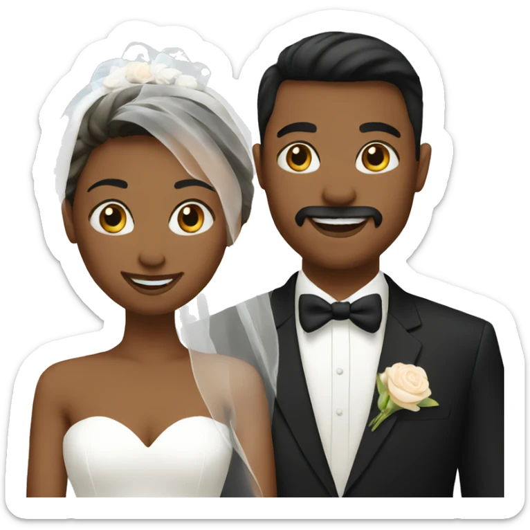 wedding sticker