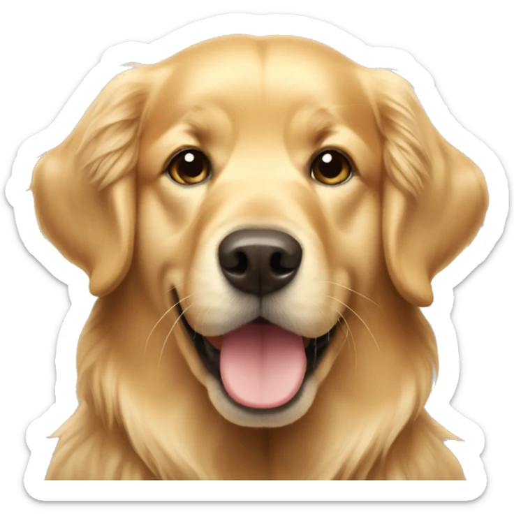 Golden retriever  sticker