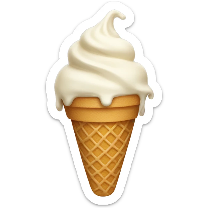 Ice cream sticker