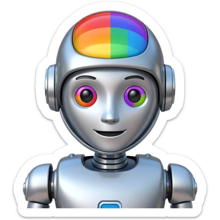 Gay robot  sticker