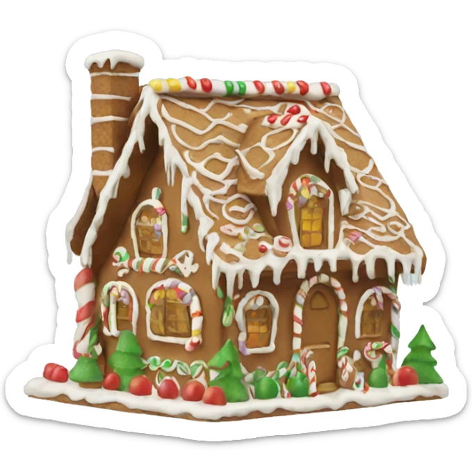 gingerbread house  sticker