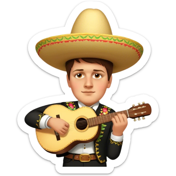 Mariachi Musician sticker