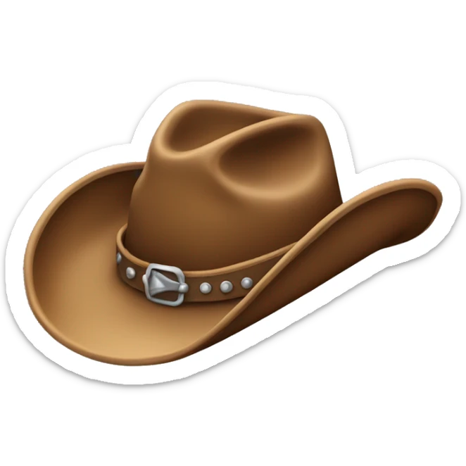 Cowboy hat sticker