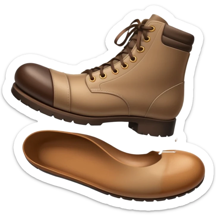 a full human leg with a sneakered foot pressing down on the ground. The shoe sole touches the floor, and directly beneath it a fresh shoe print is clearly visible. Rounded, glossy, smooth, soft shadows, white background.





 sticker