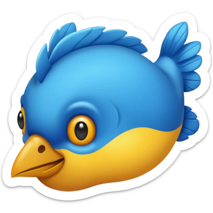 Bisa buat emote kupu-kupu versi warna biru ga? Tolong buatin dong.. sticker