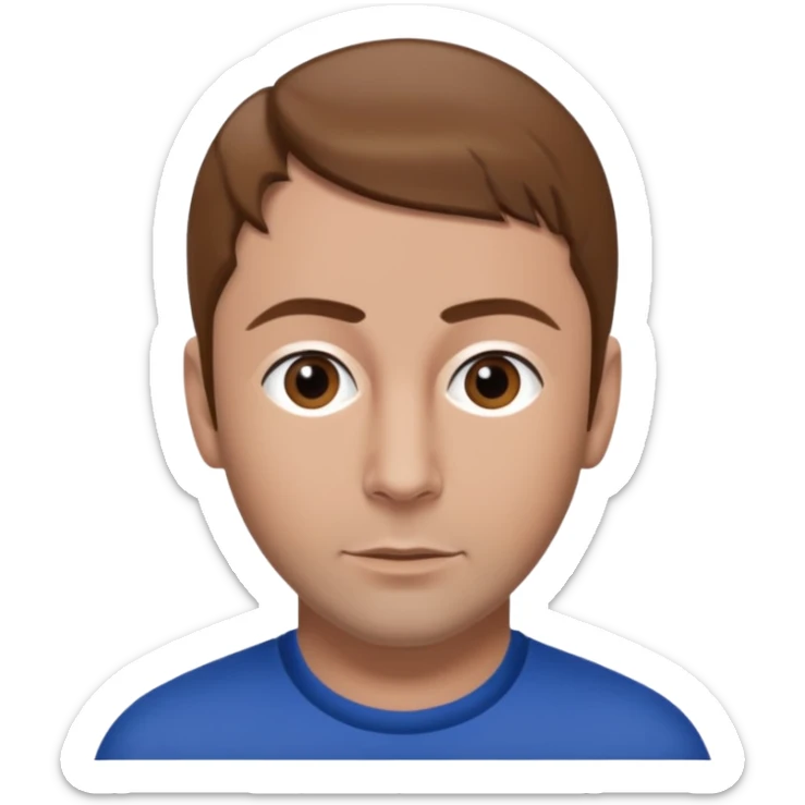 Terry Coldwell of east 17 with brown hair sticker