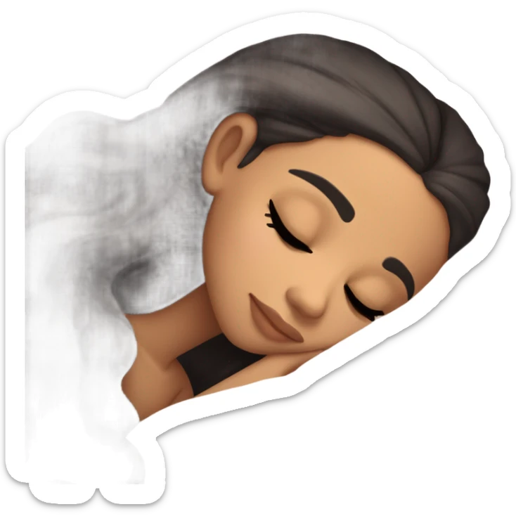 Ariana Grande sleeping sticker