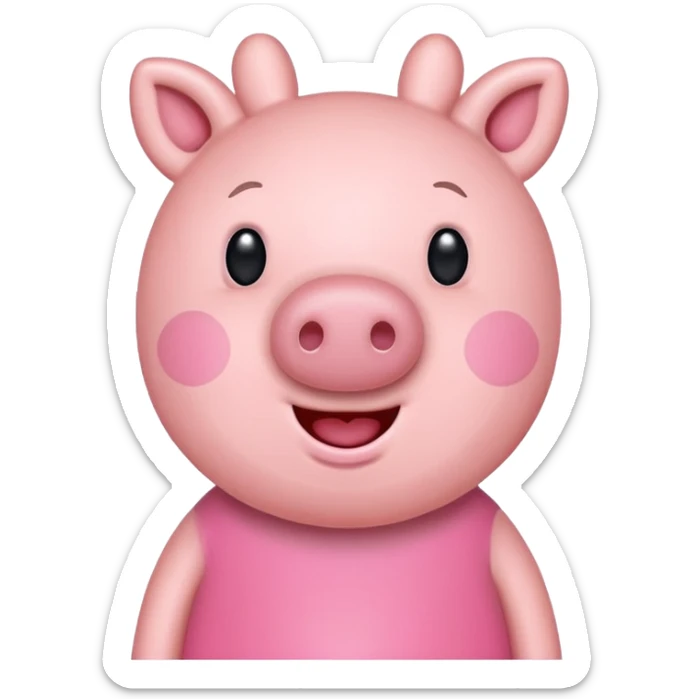 Peppa pig sticker