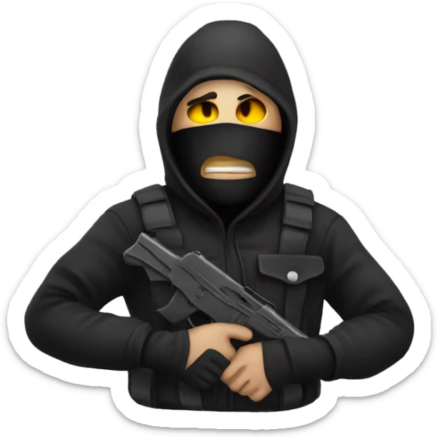 robber emoji sticker