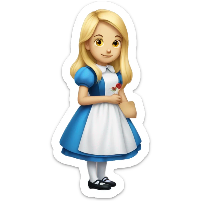 Alice in wonderland  sticker