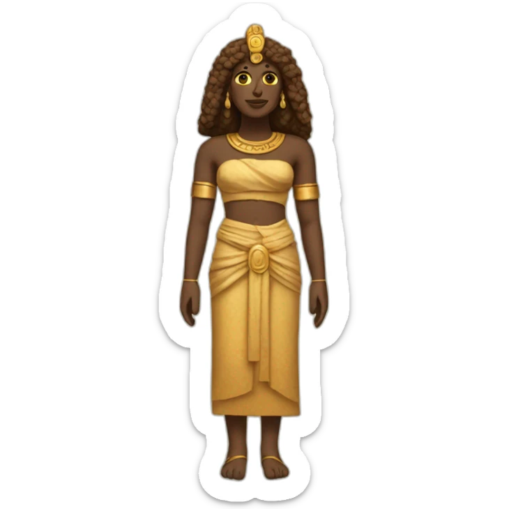 ancient canaanite goddess sticker