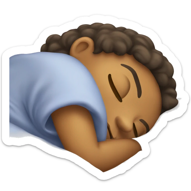 Sleeping sticker