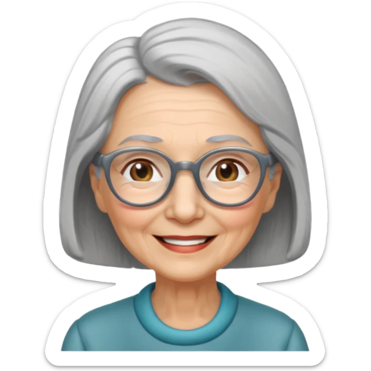 The kind and amiable grandmother in Grimm's fairy tales sticker