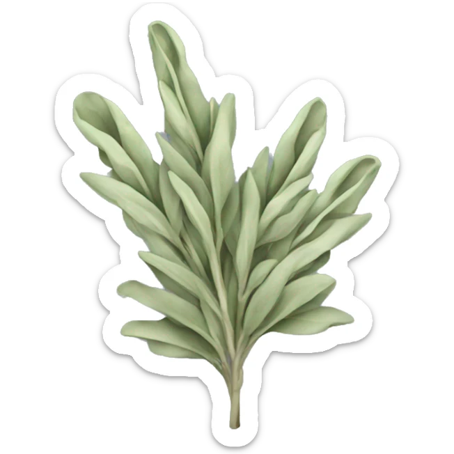 Dried sage sticker