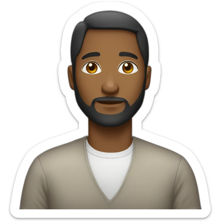 un-abrazo-de-una-mujer-de-raza-negra-y-un-hombre-blanco-sin-pelo-y-con-barba sticker