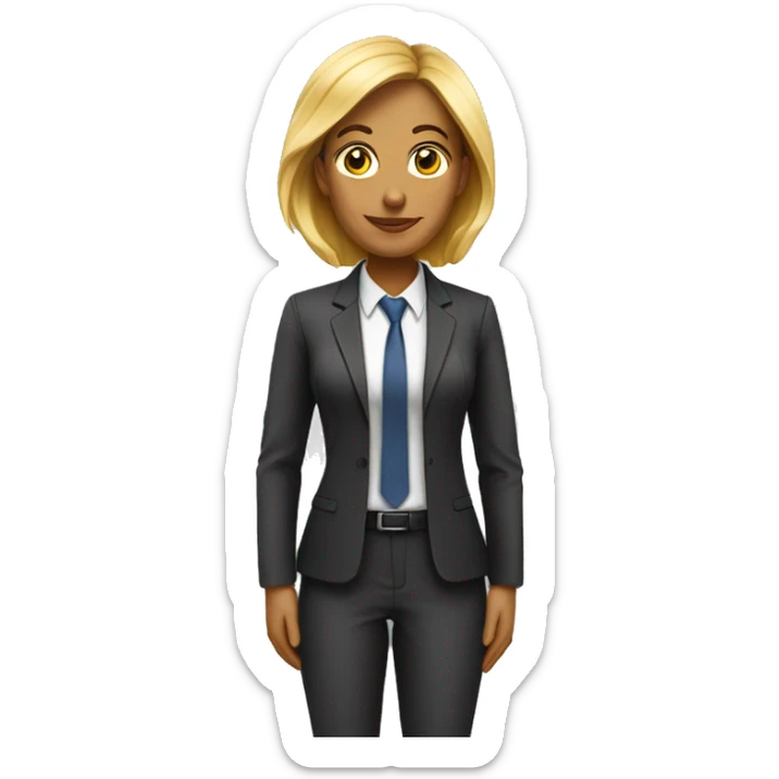 manager of the agency, female, 25-45 years old, creative, hard-working and responsible sticker