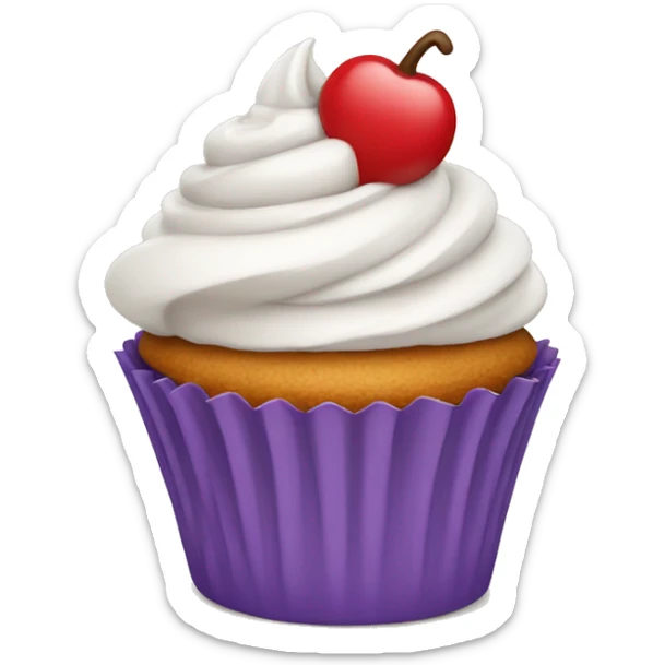 Cupcake sticker