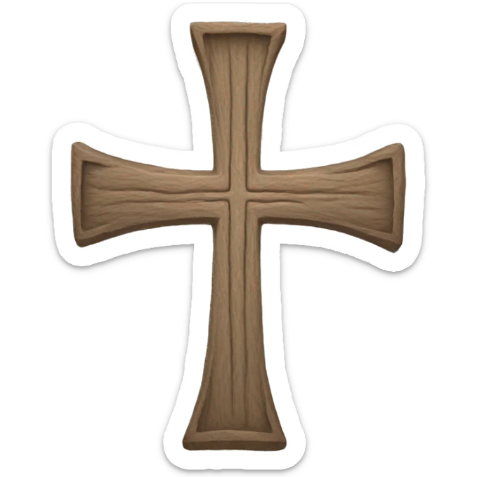 Cross sticker