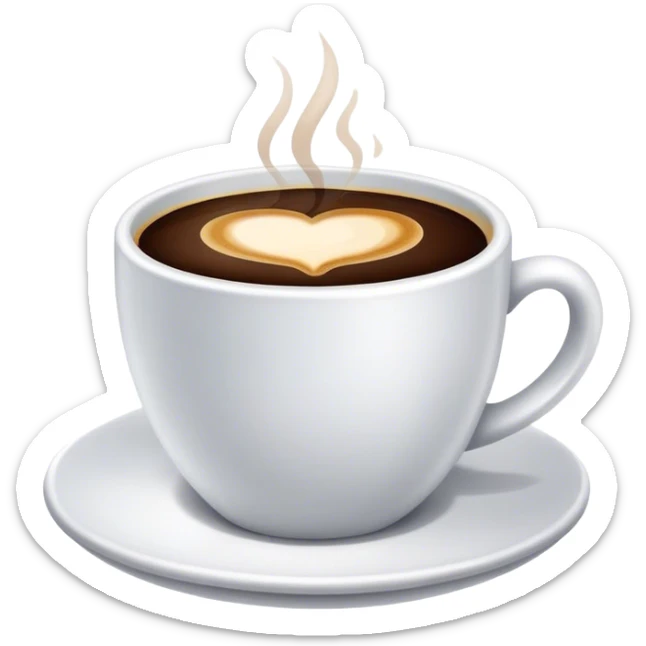 Coffee sticker