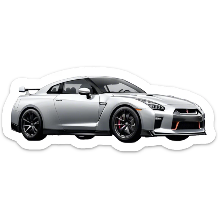 Nissan GT-R - Nissan (Model Year: 2022) (Iconic colour: Silver) sticker