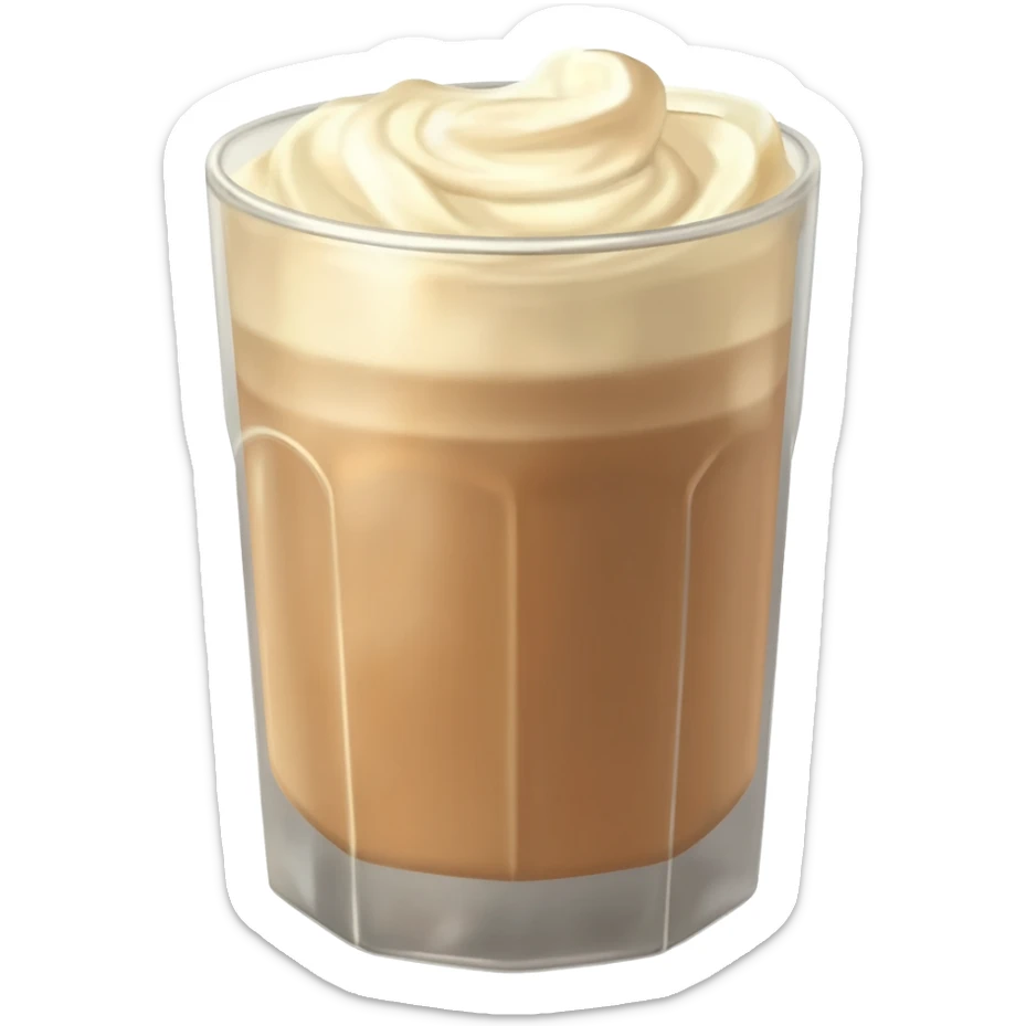 Churro latte sticker