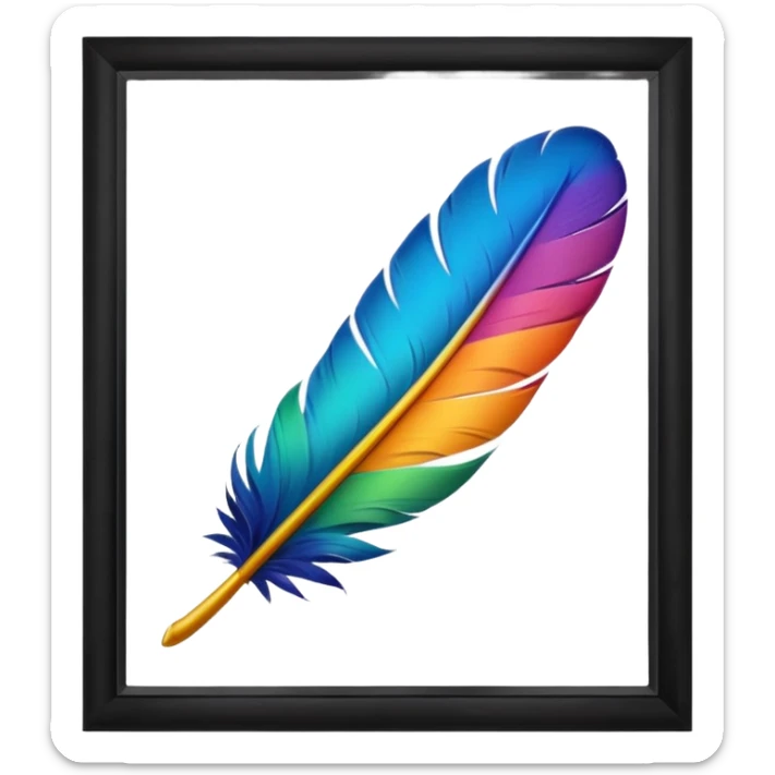 Feather stadium sticker