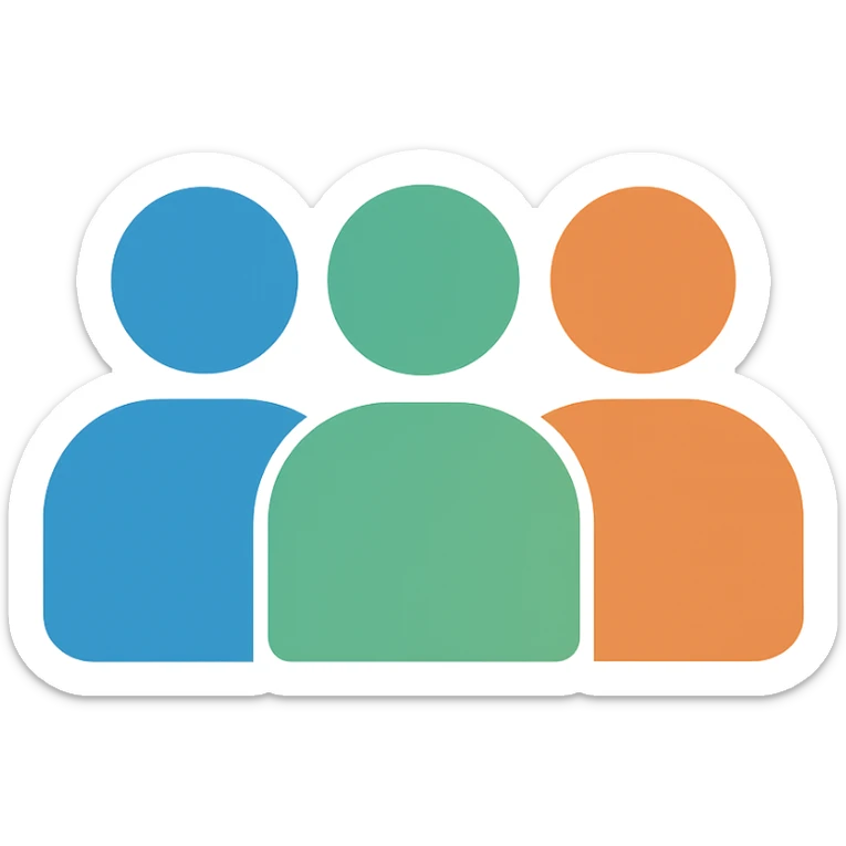 group of people sticker