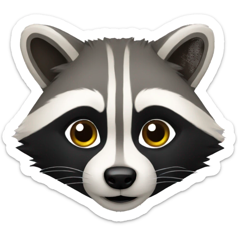 Raccoon sticker
