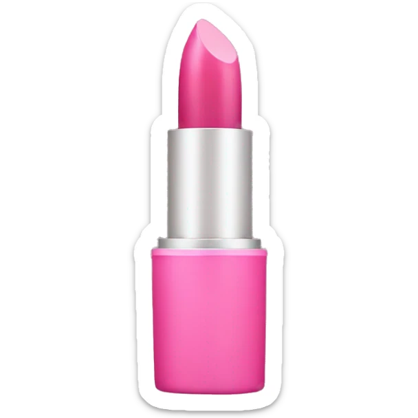 Pink lipstick sticker