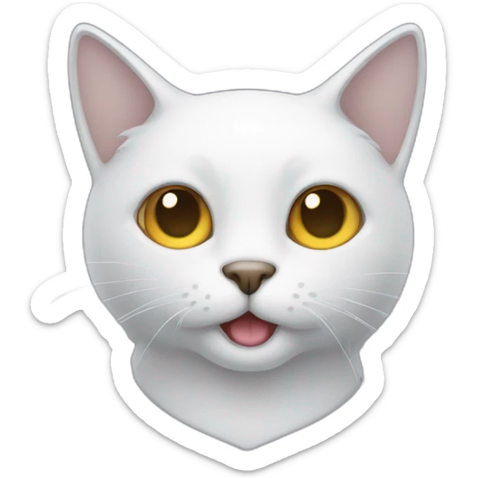 Gato fantasma sticker