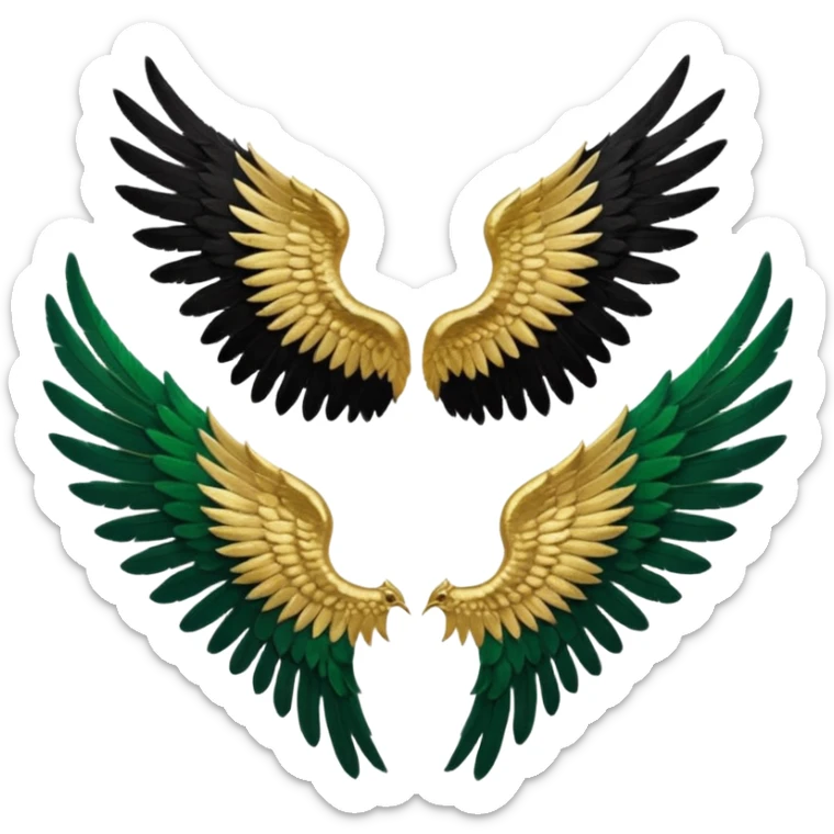 I would like to create unique wings I can use in my poem titles for the Archangels: Lucifer, Michael, Gabriel, Raphael, and Uriel sticker