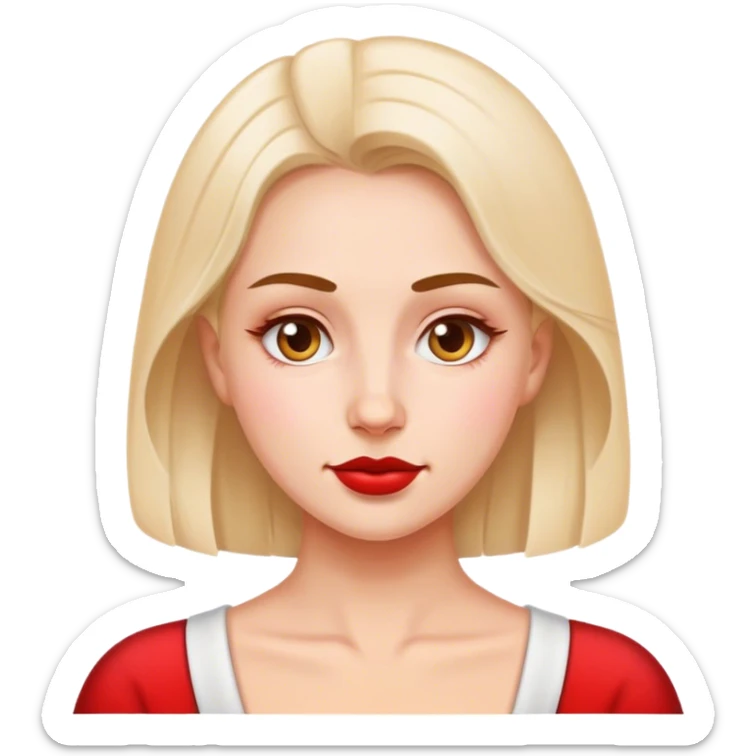 polish woman sticker