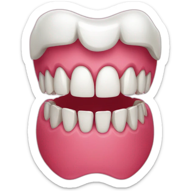 teeth sticker