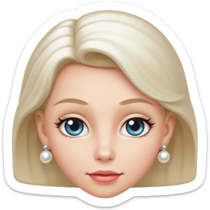 An emoji of the movie character Pearl sticker