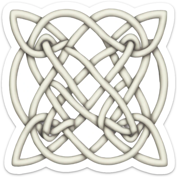 Celtic knot sticker